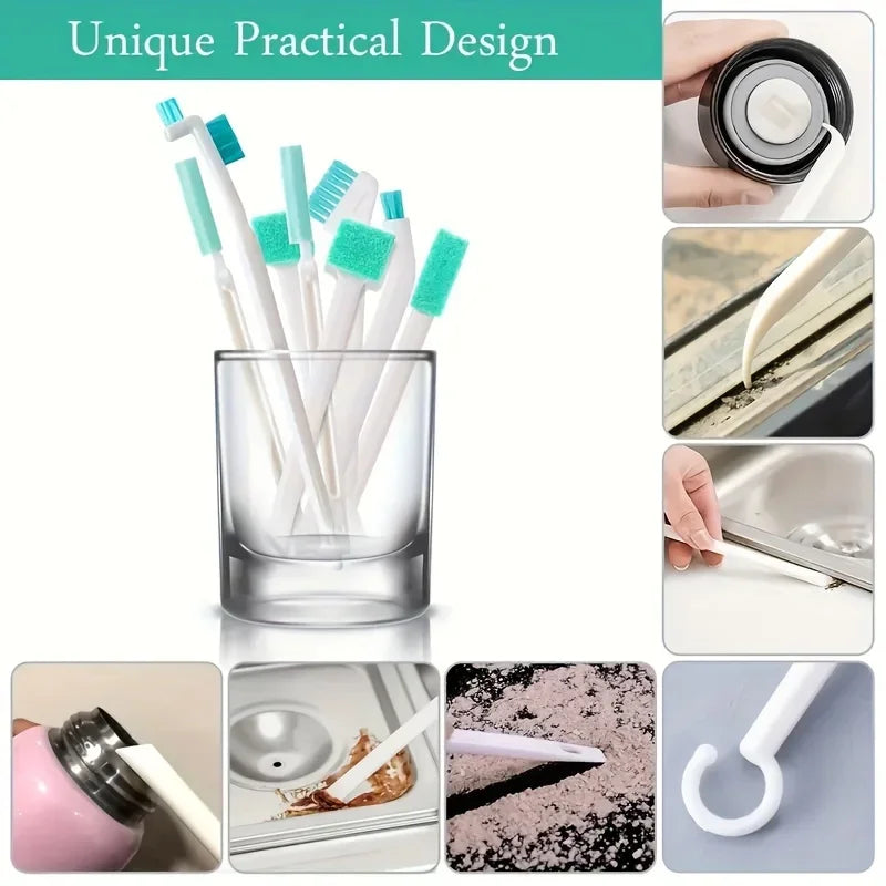 Household Gap Cleaning Brush, Detail Tiny Scrub Cleaner Brush For Small Space Gaps Corner, Crevice Cleaning Tool Set Qme