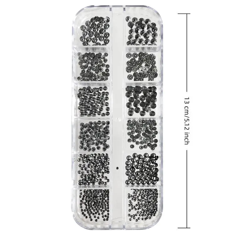 Punk Charm Box 1 Metal Design Nail Art Perfect Fashionistas Qme