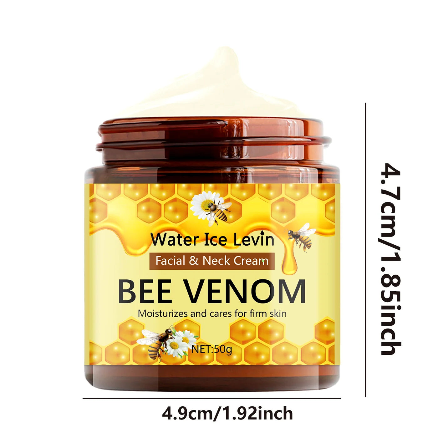 Bee Venom Cream Face Whitening Cream Remove Dark Spots Fade Freckle Melanin Anti Wrinkle Aging Moisturizing Brighten Skin Qme