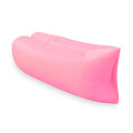 Lazy Inflatable Sofa Portable Beach Camping Air Sofa Air Cushion Outdoor Party Music Festival Adult Inflatable Sleeping Bag Qme Pink