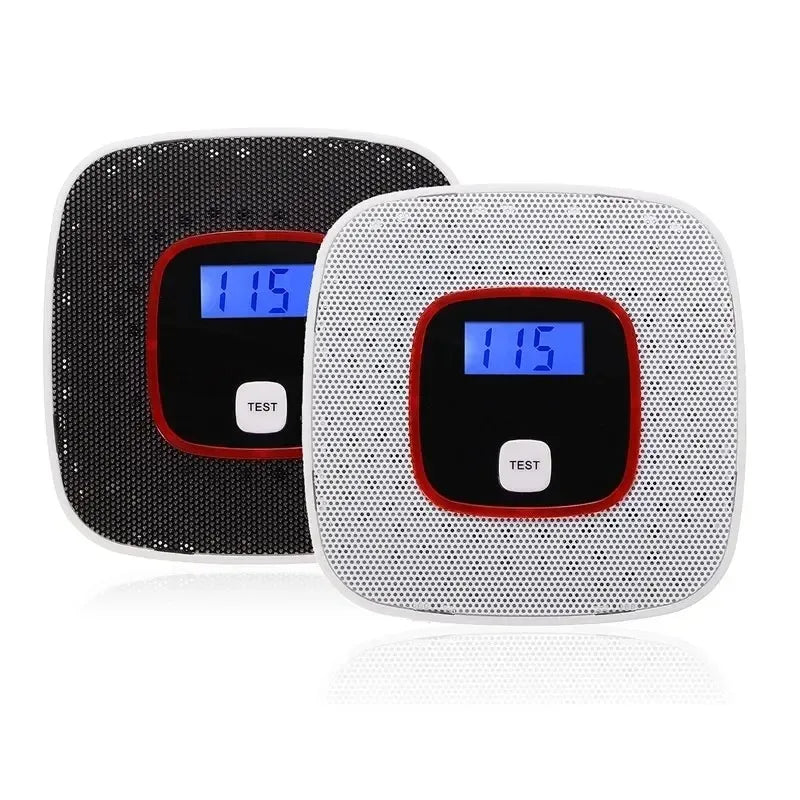 ESCAM LCD CO Carbon Monoxide Gas Alarm Sensor Poisoning Smoke Gas Tester Detector Qme
