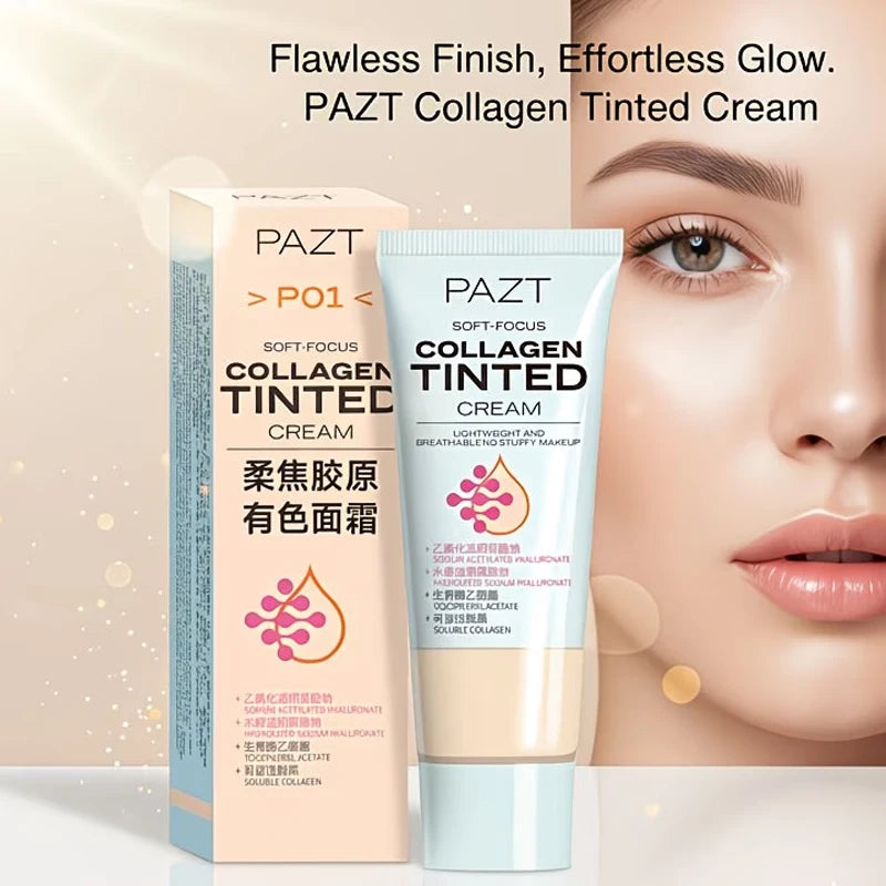 Soft Scorched Collagen Colored Face Cream Durable Waterproof Suitable Qme