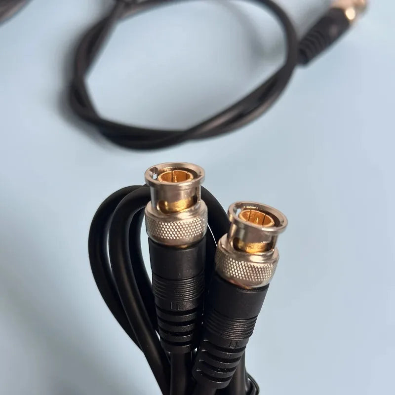 4PCS BNC Video Cable Coaxial SDI Jumper Q9 Male to Male Extension 75-3 for Security Cameras Qme