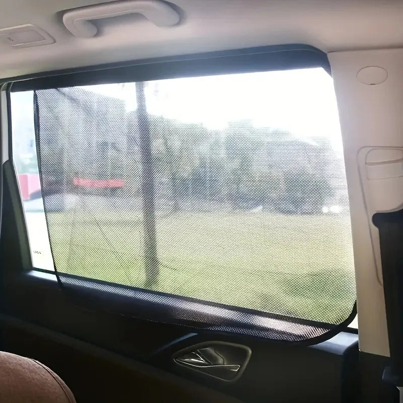 Retractable Car Sunshade Insulation Panel Magnetic Sunshade Mesh for RV Interior Front Side Window Car Decoration Qme