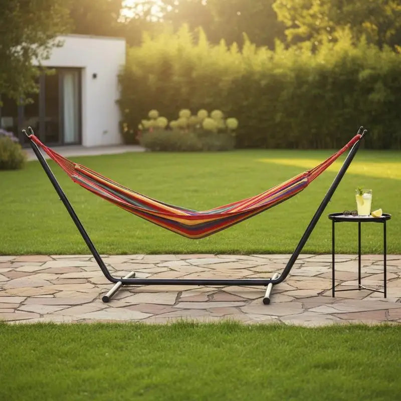 Adult Outdoor Swing Thick Canvas Camping Hammock Easy Carry Store Qme
