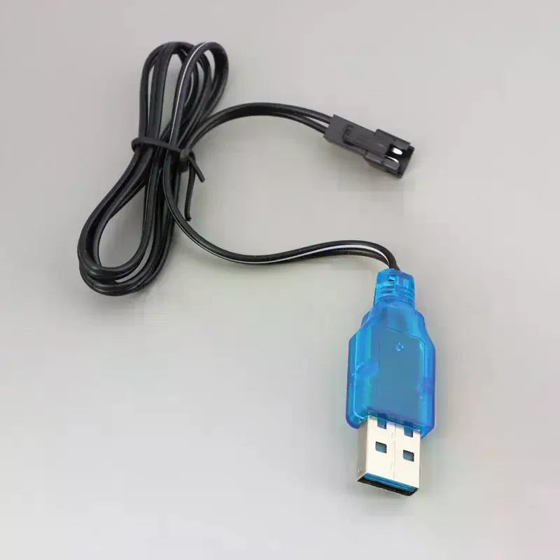 USB Charger Cable 3 7V 400mA Lithium Battery SM-2P Forward Plug Qme