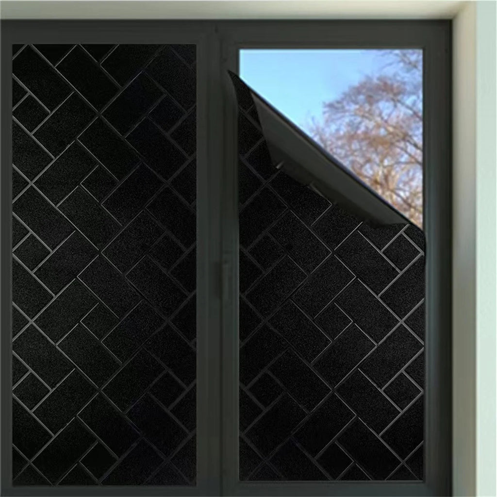 Frosted Glass Decorative Electrostatic Adsorption Sun-protective Qme