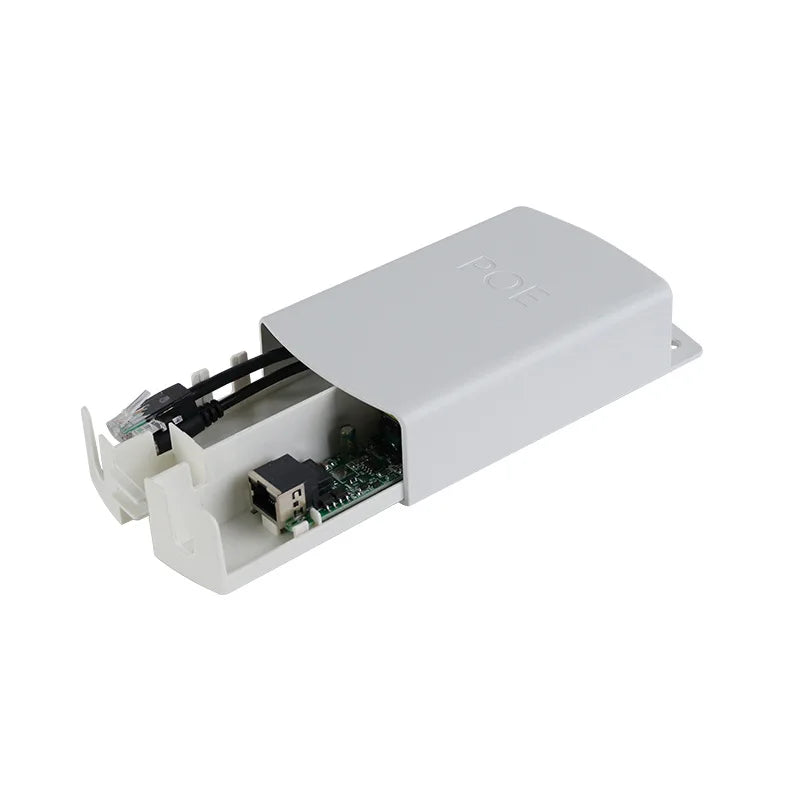 2pcs POE Splitter Power Module 48V 12V 100Mbps Transmission with Isolation Power Over Ethernet Adapter Qme