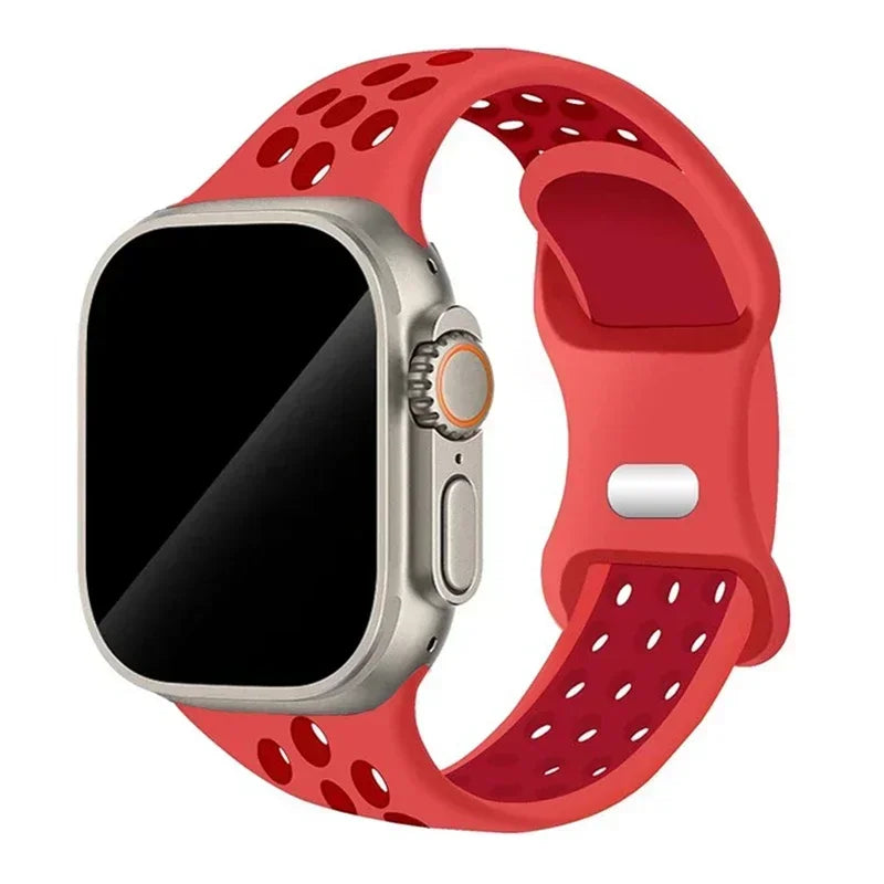 Silicone Strap Apple Watch Band Ultra 2 Sport Bracelet Iwatch Series
