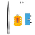 3 in 1 Repair Tool Set Watch Back Remover Tool Adjustable Opener Back Case Remover Watch Case Back Opener Repair Remover Holder Qme 3PACK