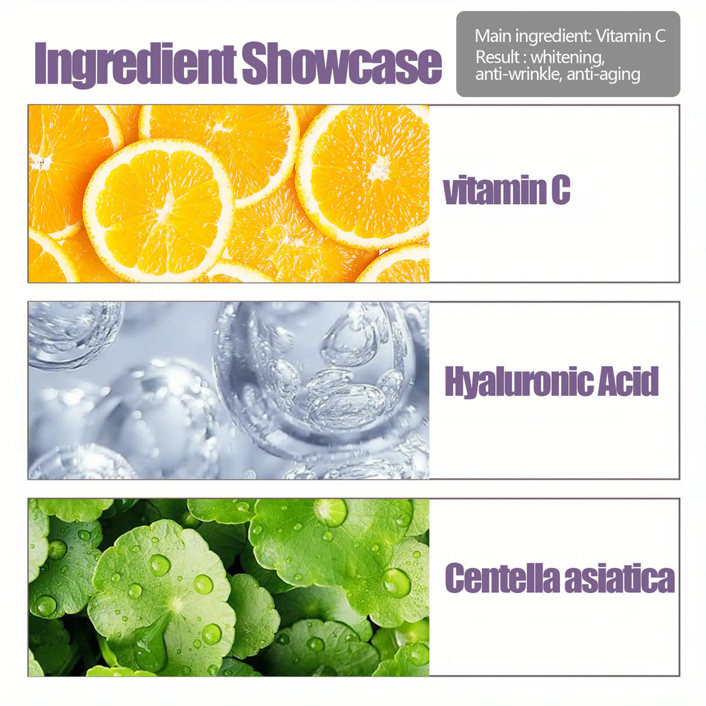 Hip cream with glycerin, vitamin C and hyaluronic acid for all skin types Qme