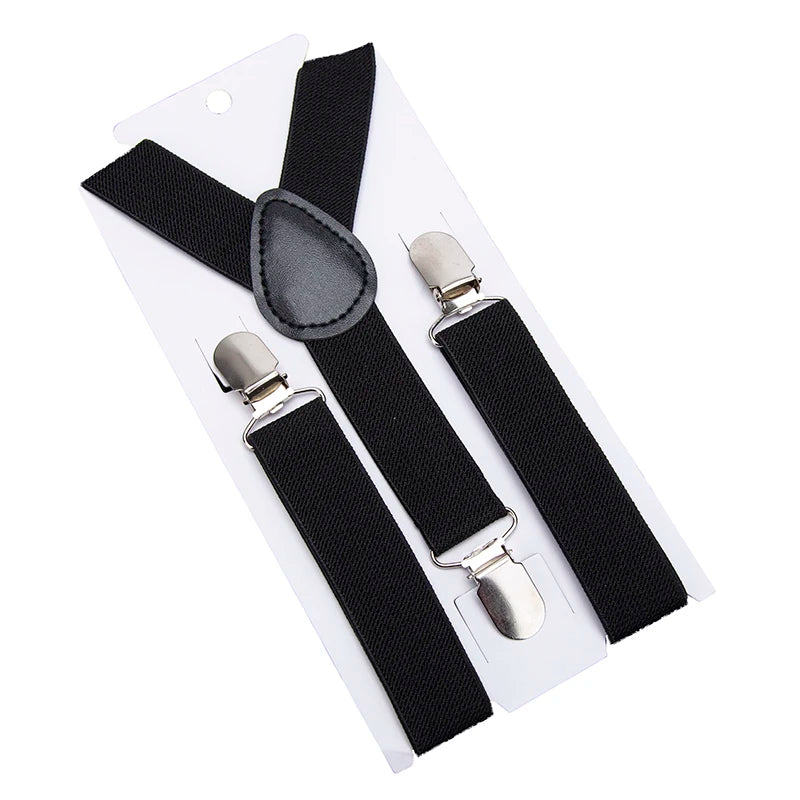 Kids Suspenders Soild Fashion Children Boys Braces Girls Adjustable Suspenders Kid Designer Belts Baby Wedding Accessories Qme