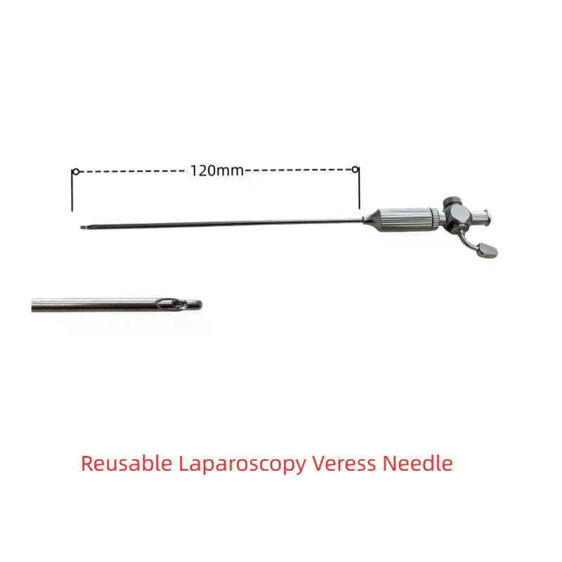Reusable Laparoscopy Veress Needle Precision Surgical Insufflation Qme