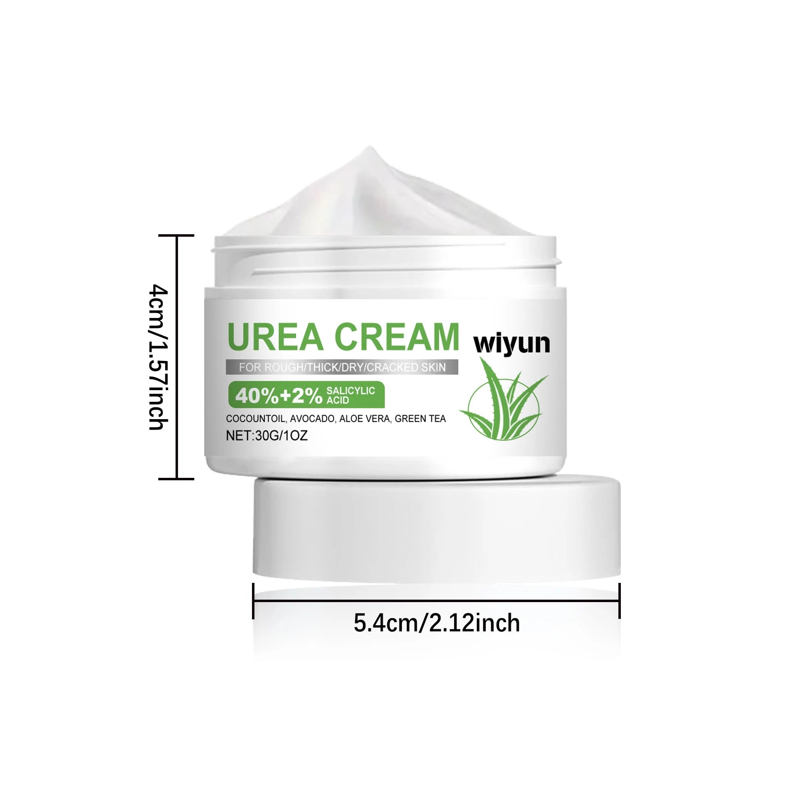 40% Urea Foot Care Cream Overnight Moisturizing Removes Dead Skin Nourishing Dry Rough Repair Cracked Heels & Calluses Moisture Qme 30g Boxed