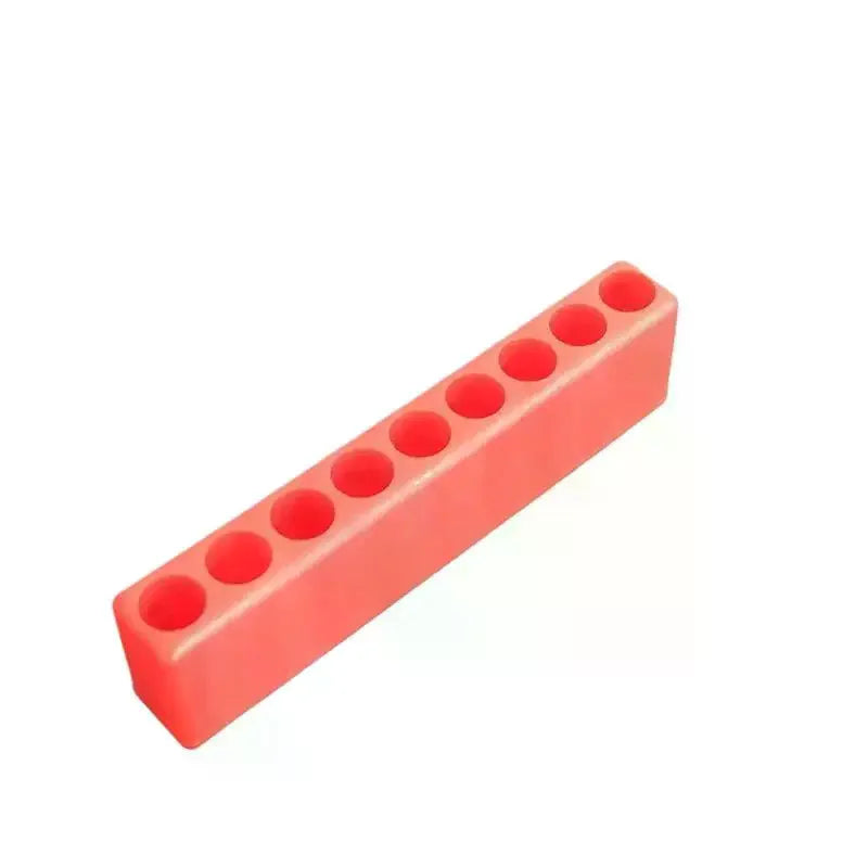 4-32 Hole 1/4 Holder Screwdriver Storage Box Hex Shank Screwdriver Plastic Screwdriver Storage Screwdriver Bit Holder Qme