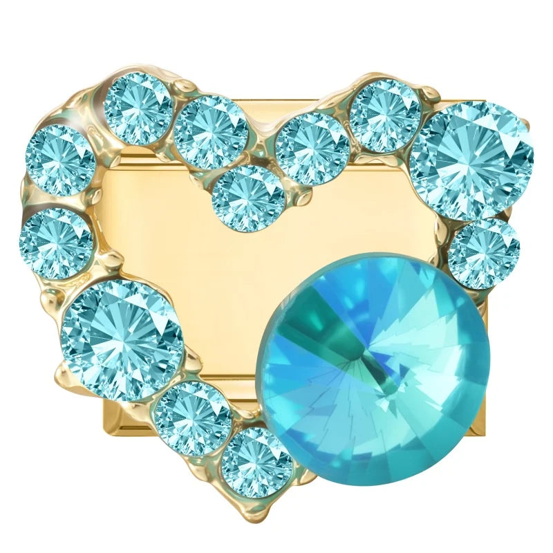 2026 Colorful Garland Flower Bird Luxury Pearl Zircon Gold Italian