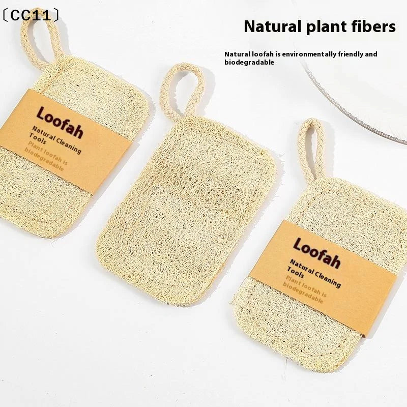 Natural Luffa Dish Towel Washing Cloth Sponge Loofah Scrub Pad Pot Qme