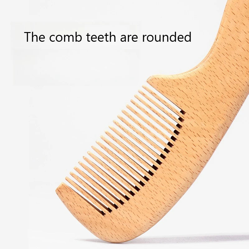 Baby Comb Wool Brush Beech Cleaning Bath Combination Qme