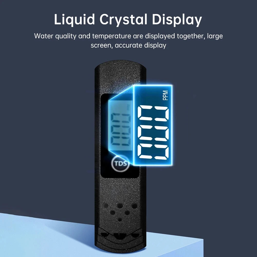 Black Digital Water Tester TDS Meter Range 0 9990 Purity PPM Qme