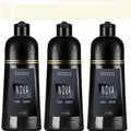 1 2 Black Hair Dye Shampoo Nova Instant Coloring Gray Long Lasting Qme 3pcs