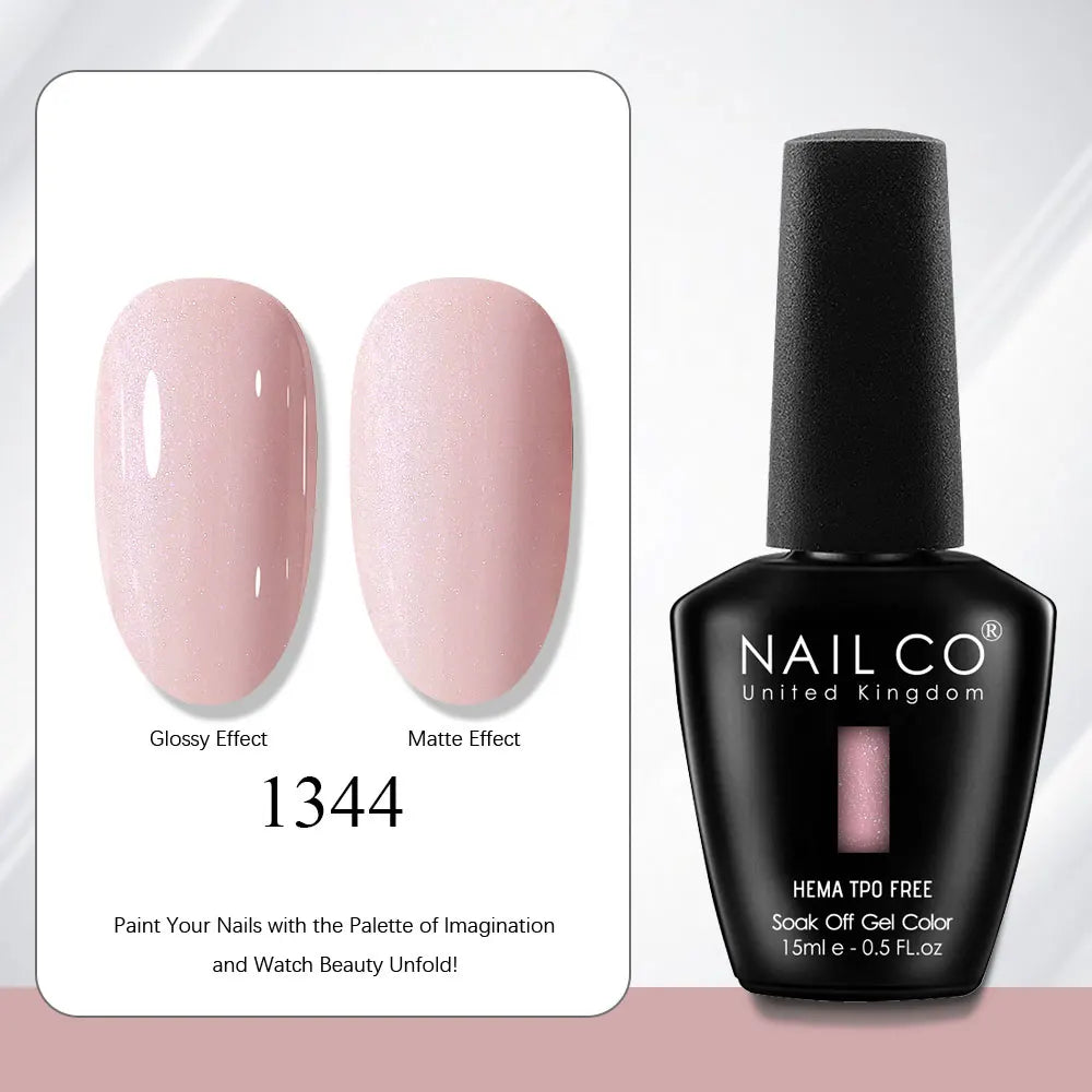 NAILCO Gel Nail Polish Nails Semi-permanent UV Varnish Glitter Glass