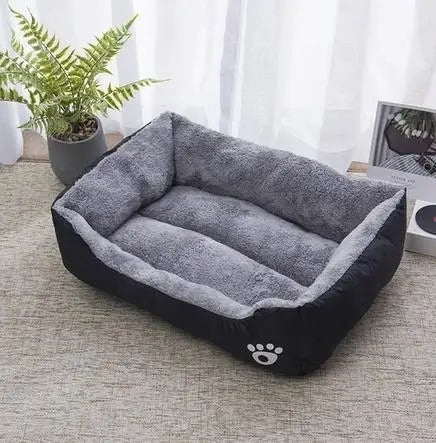 Classical Pet Mat Fashion Dog Kennel Bed House Breathable Cotton Soft Cat Nest Dog Warm Bed for Small Medium Dog Qme