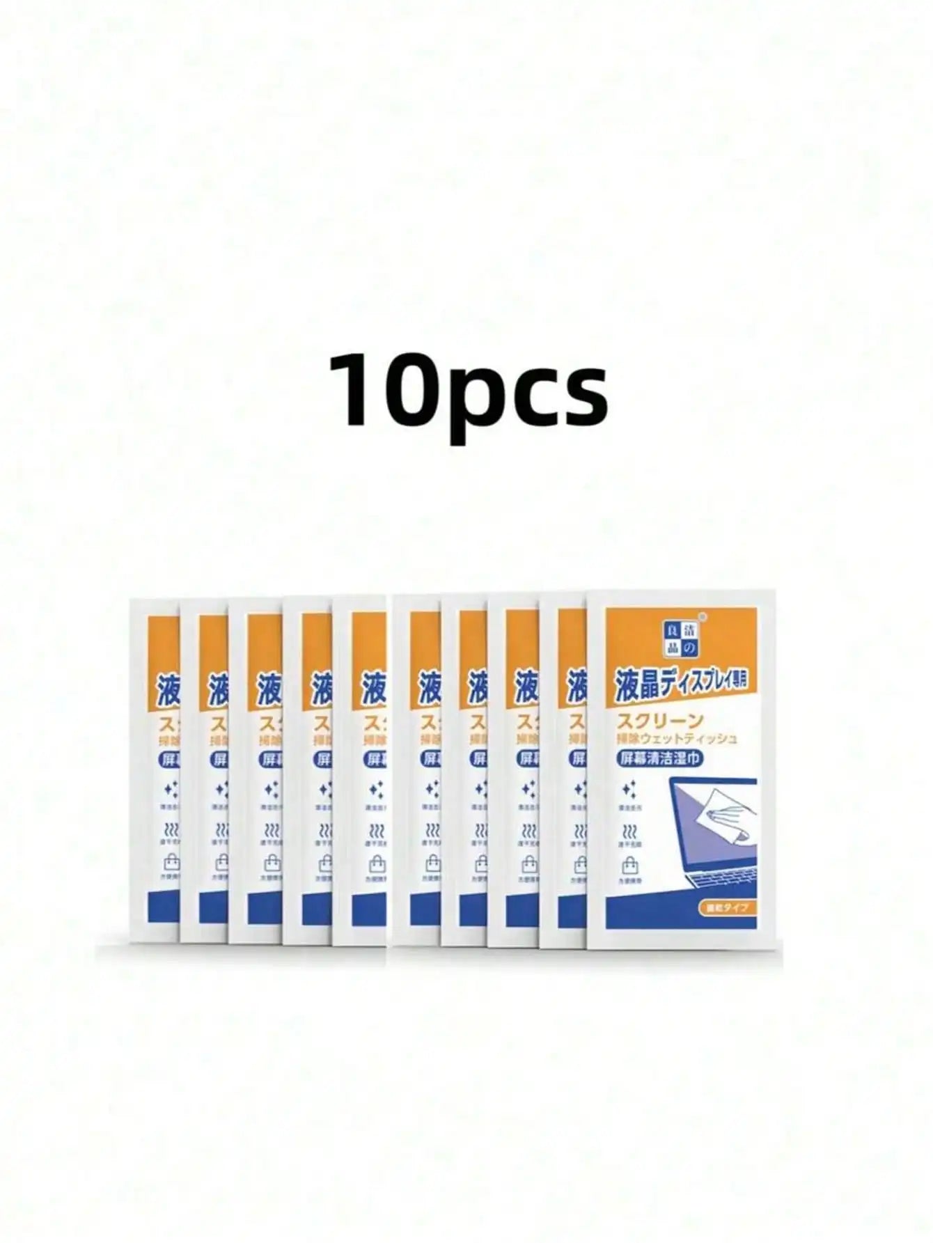 Large Disposable Screen Cleaning Wipes Glasses Lens Cloth Soft Qme 10pcs