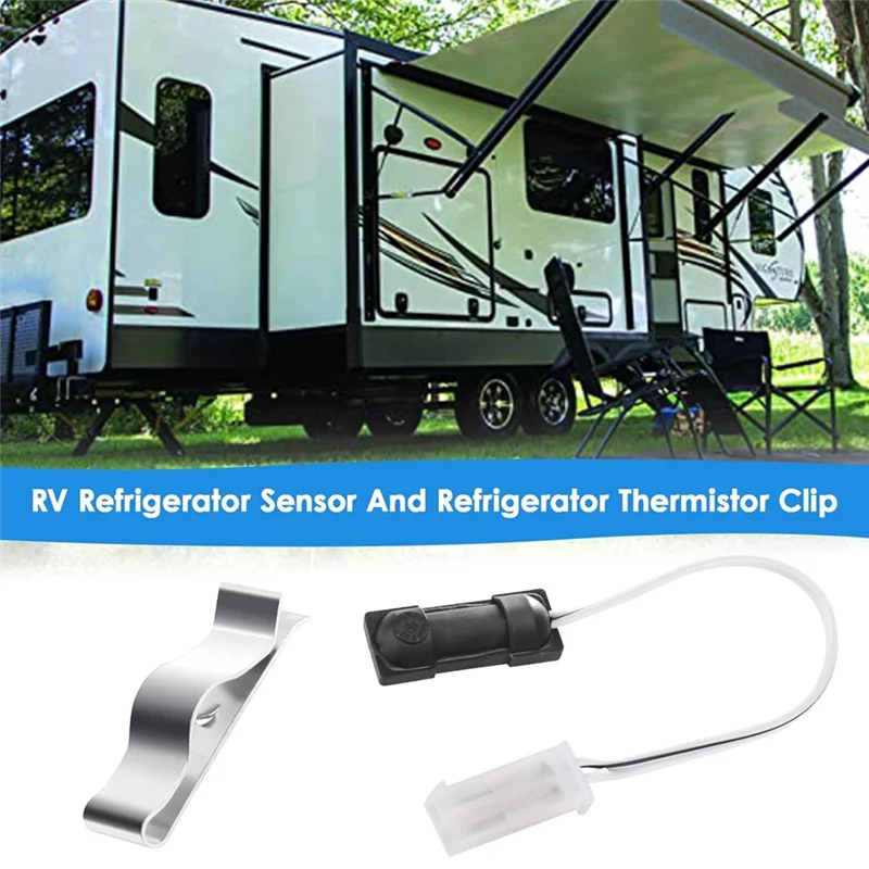 A02F-629409 Rv Refrigerator Sensor For Norcold Thermistor Sensor Refrigerator Thermistor Mounting Clip Qme