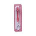 5-in-1 Disposable Toothbrush Toothpaste Mini Travel Soft Bristles Qme peach