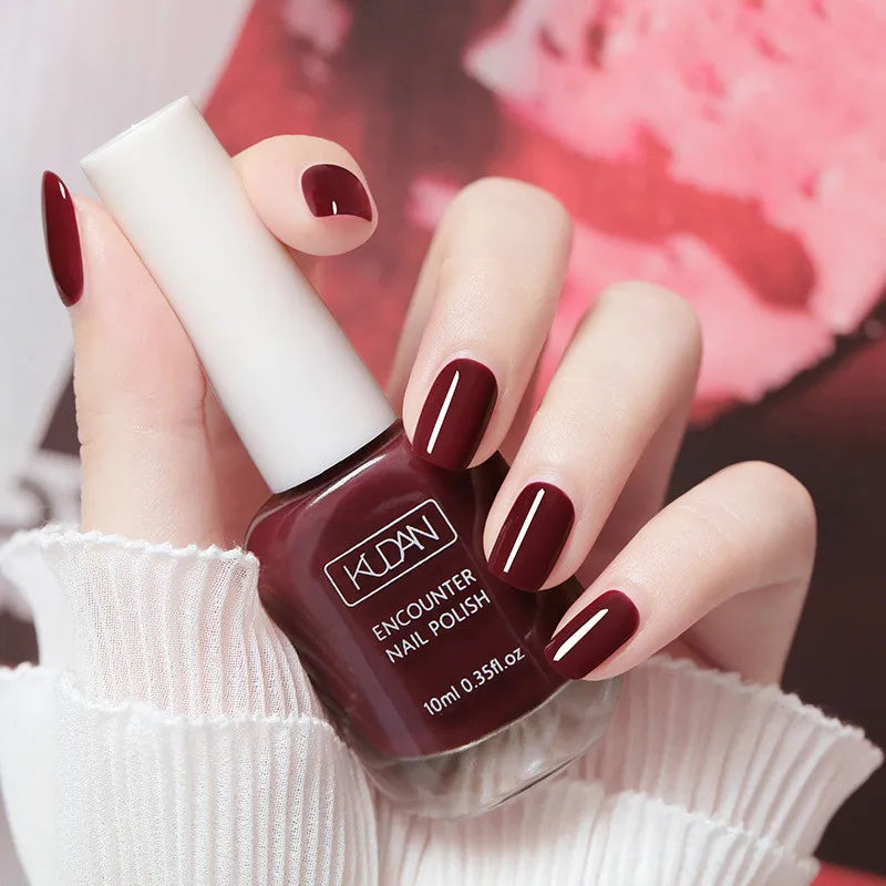 Water-based Nail Polish Long Lasting Tearable Quick Dry No Bake