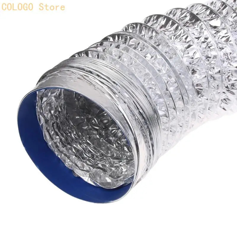 Ventilator Pipe Aluminum Tube Air Ventilation Hose Exhaust Duct D0LD Qme