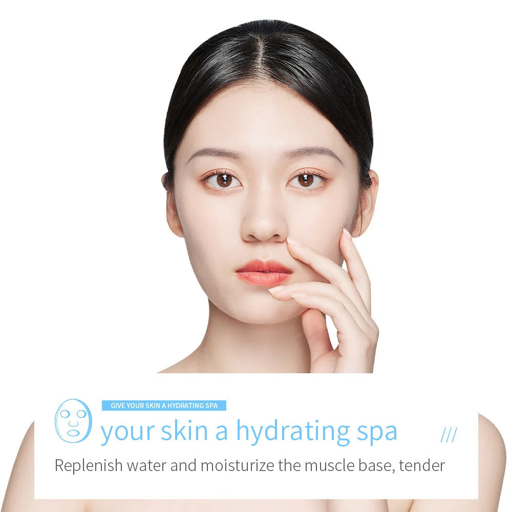 BIOAQUA Centella Collagen Face Mask Moisturizing Refreshing Sheet Masks Hyaluronic Acid Facial Mask Skin Care Products Qme