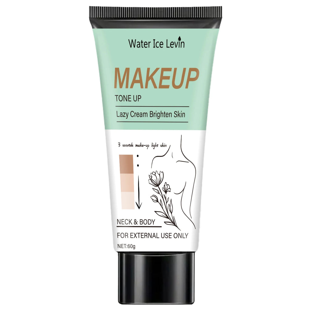 Face and Body Brightening Cream - Toning Cream, Facial and Body Makeup, Suitable for Face, Neck, Armpits, Joints and Other Areas, with a Gentle Texture That Brightens and Moisturizes Simultaneously Qme 1 Piece 60g