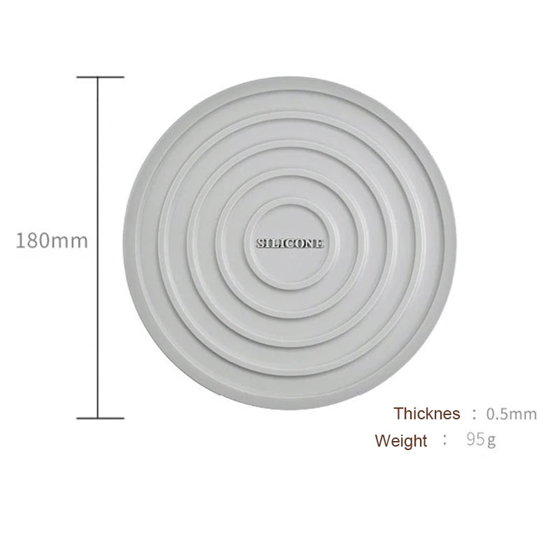 Trivet Mats Silicone Pot Holders Multi-Use Coasters Insulated Round Kitchen Mats Flexible Table Mat or Hot Pots and Pans Hot Dis Qme