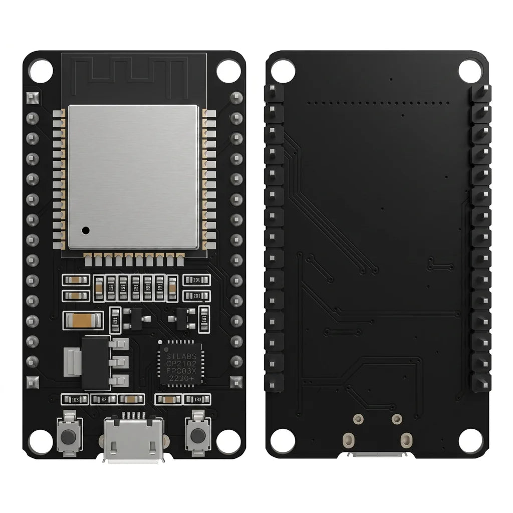 ESP32 Development Board 2.4G WIFI Bluetooth Module 30Pin 38Pin CP2102 Micro Type-C Ultra-Low Power Consumption Dual Core ESP-32 Qme 30Pin-Micro