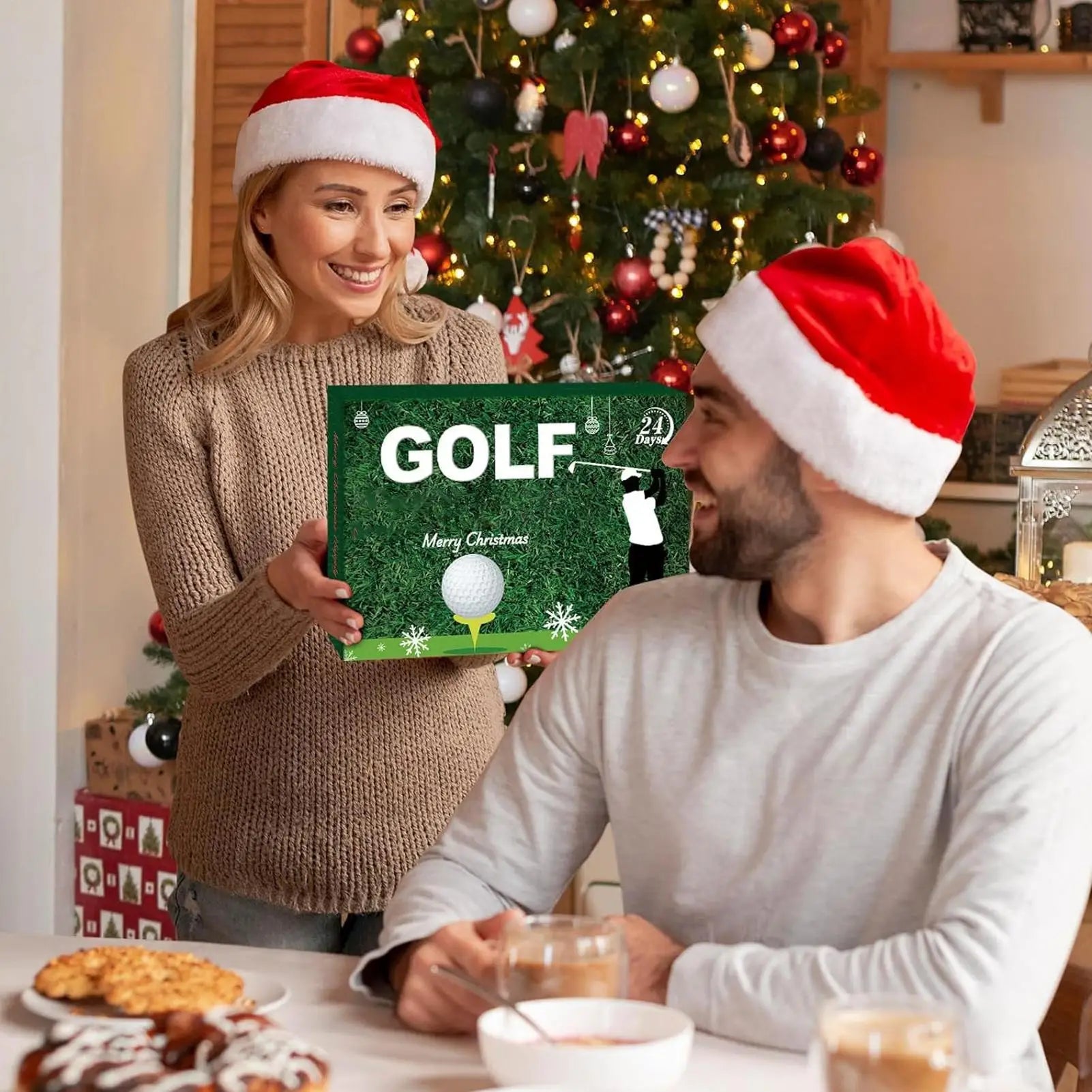 Christmas Countdown 24 Days Golf Accessories Christmas Holiday Countdown For Women Men Teens Boys Girls Father Husband Boyfriend Qme