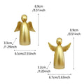 Angel Figure Adorable Sculpture Memorial Statue Decoration Golden Qme Yellow China Mainland