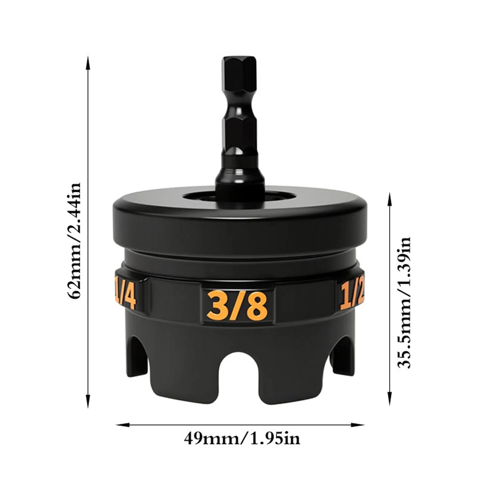 Metal Nut Zipper Drill Attachment For Fast Nut And Bolt Removal Nut Remover Bolt Extractor Tool For Conduit Racks Socket Wrench Qme