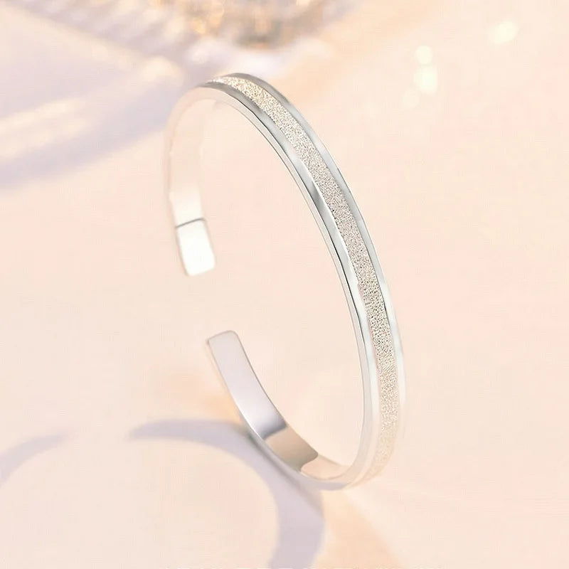 Original designer 925 sterling silver bracelets Bangle for women jewelry fashion party wedding Holiday gifts Qme