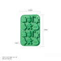 Christmas Silicone Chocolate Molds Candy Baking Moulds Handmade Qme green