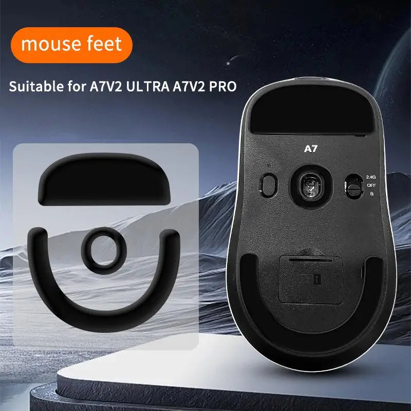 Mouse Skate Feet Pad Mchose A7V2 Ultra Non-slip Foot Stickers Qme