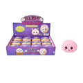 Cute Glitter Dumplings Squishy Toy With Steamer Soft Slow Resilience Toys Stress Relief Sensory Ball Sparkling Relaxation Tool Qme 12PCS Random Color B