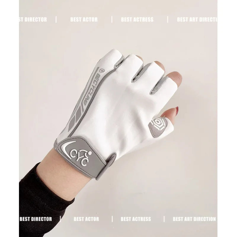 Women's Fitness Gloves Crossfit Barbell Workout Cycling Thin Qme