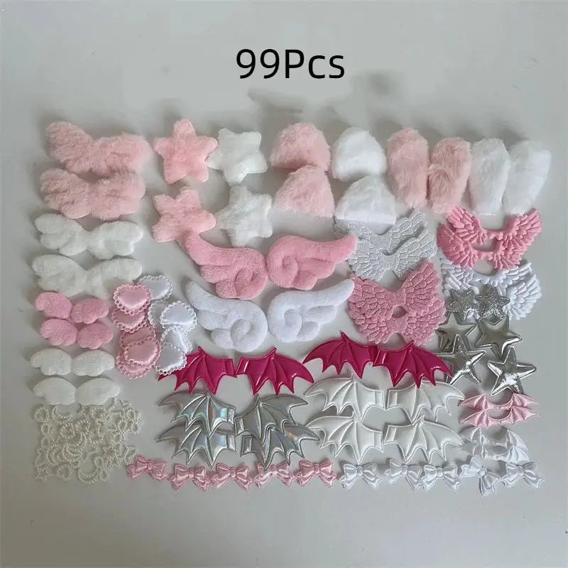 Gothic Lolita Decorative Lace Trim DIY Bow Appliques Cosplay Costume Qme A9