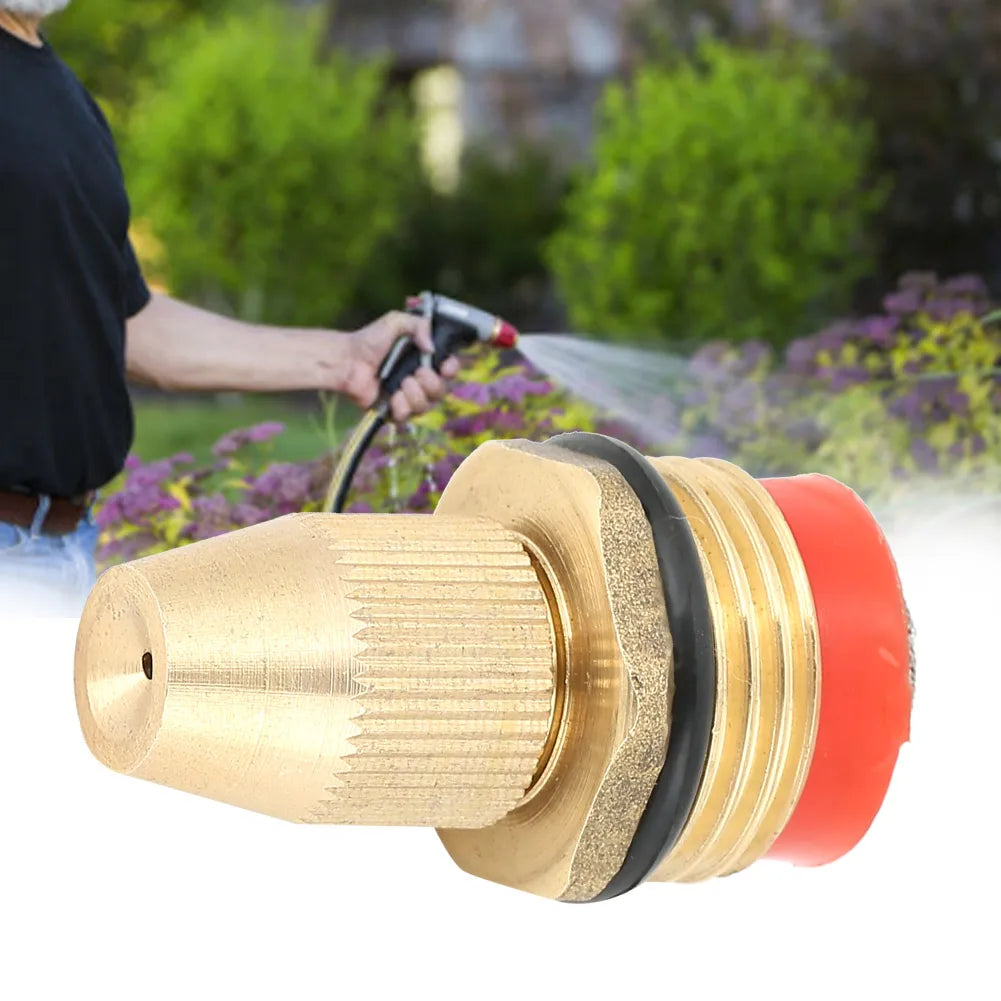2Pcs G1/2 DN15 Centrifugal Adjustable Sprinkler Garden Irrigation Misting Spray Nozzle Garden Accessories Misting Nozzle Qme
