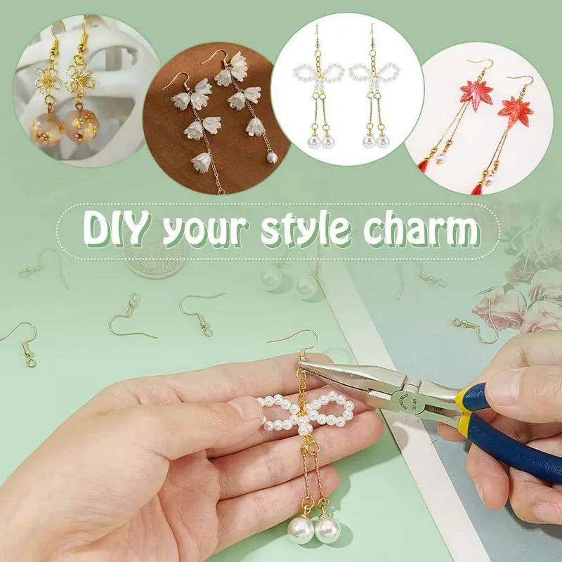 5 Pairs 18K Gold Plated Earring Hooks Copper Hypoallergenic Ear Wires Fish Hooks for Jewelry DIY Earring Making Qme
