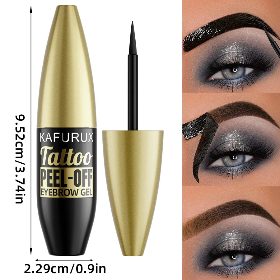 Peel Off Eyebrow Gel Tint Semi Permanent Brow Waterproof Qme