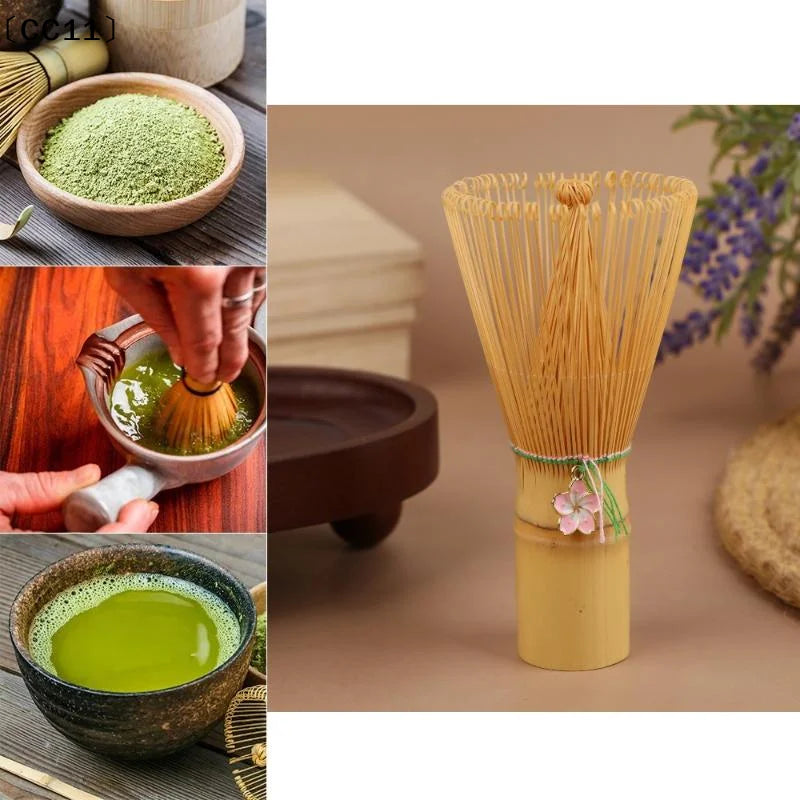 Ceremony Bamboo Chasen Matcha Green Tea Powder Whisk Brush Kitchen Qme