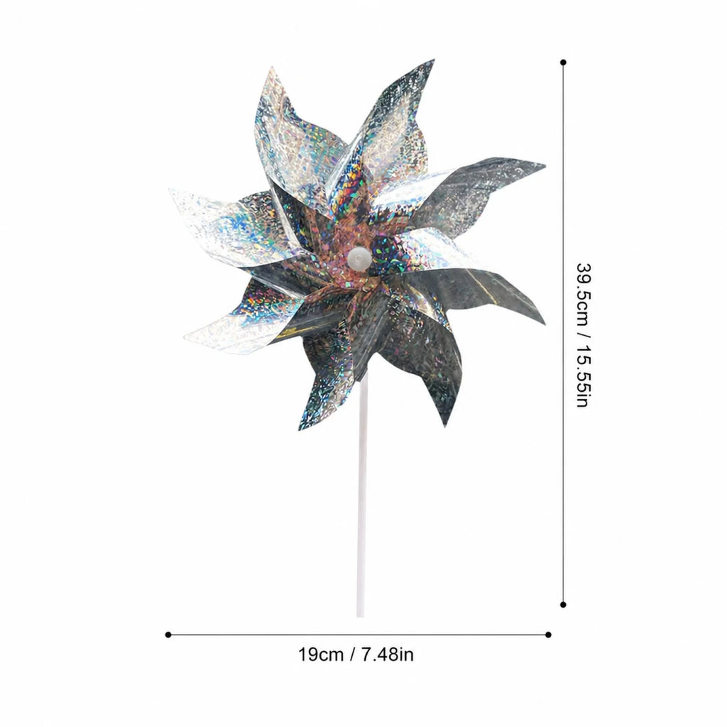 10Pcs Plastic Colorful Pinwheel DIY Lawn Windmill Decorative Wind Spinners Home Garden Yard Wedding Party Scene Decor Props Qme