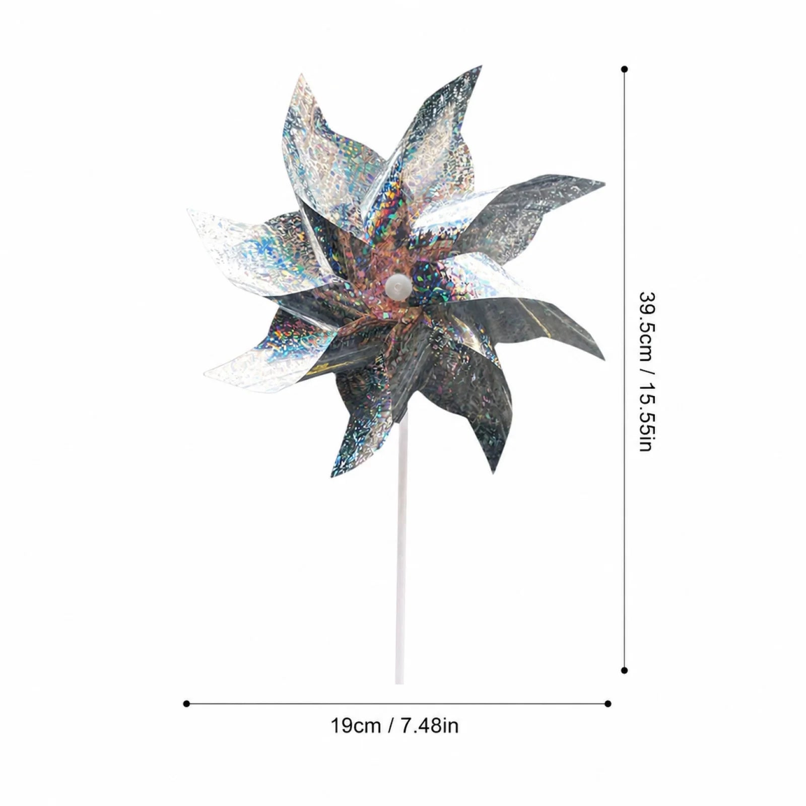 10Pcs Plastic Colorful Pinwheel DIY Lawn Windmill Decorative Wind Spinners Home Garden Yard Wedding Party Scene Decor Props Qme